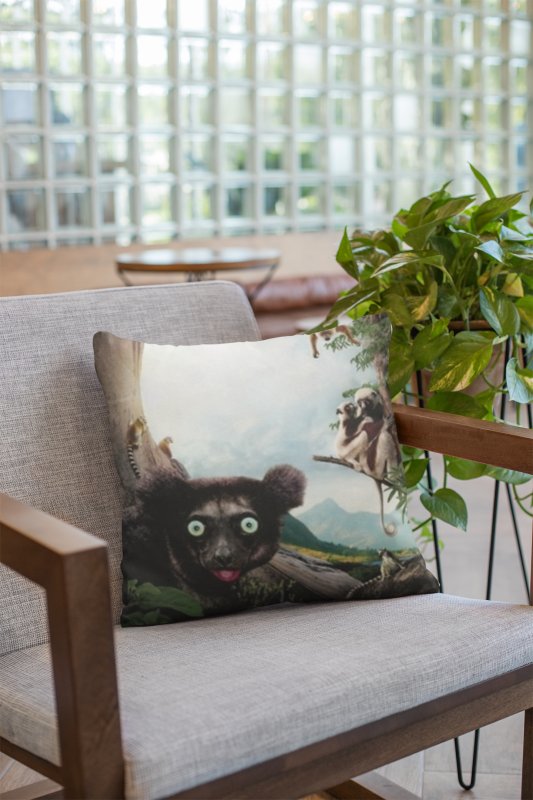 Island of Lemurs: Madagascar Pillow