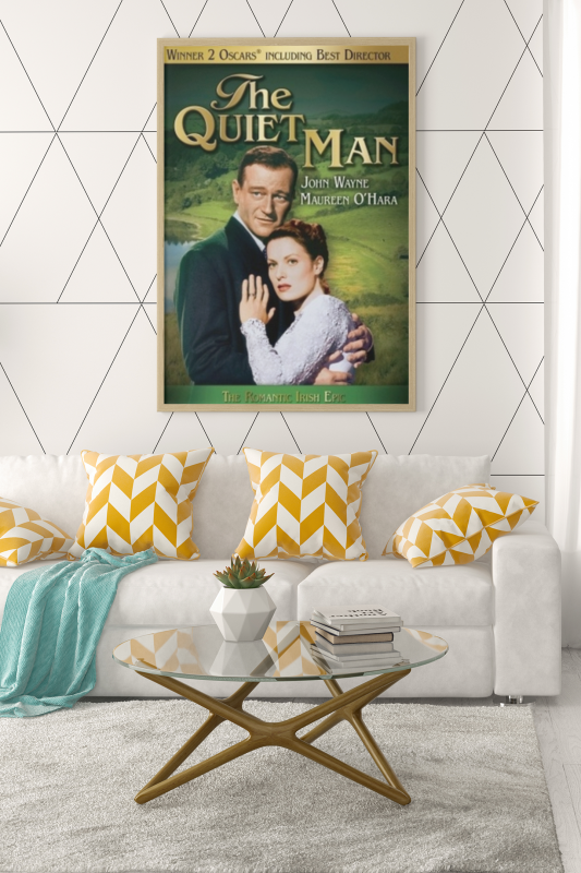The Quiet Man Wooden Framed Poster