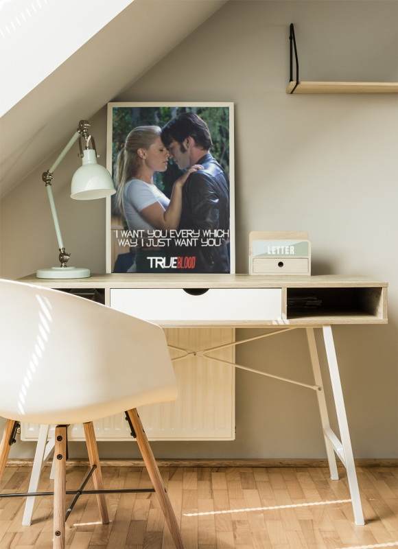 True Blood Wooden Framed Poster