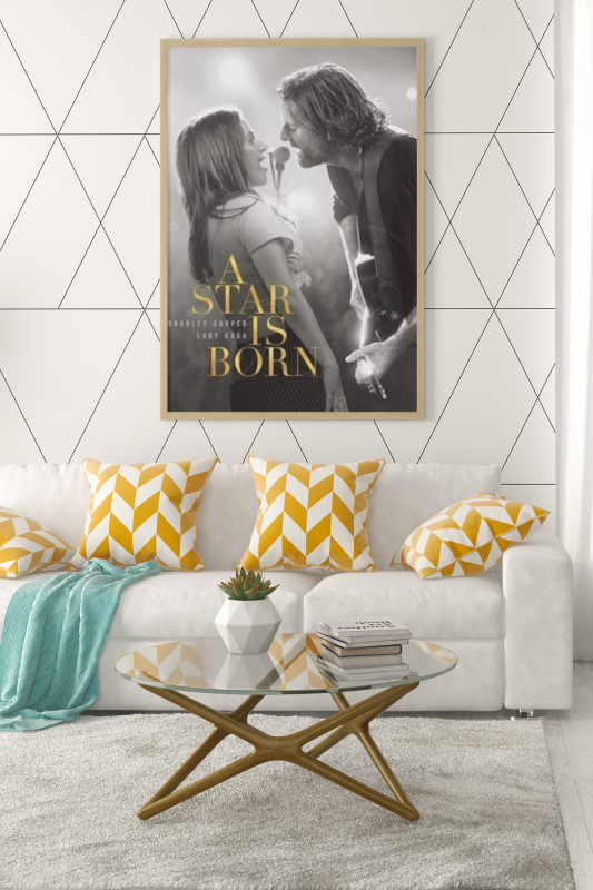 A Star Is Born Wooden Framed Poster