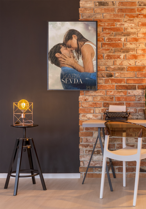Kara Sevda Metal Framed Poster
