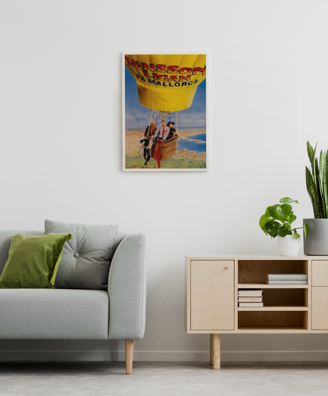 Jönssonligan på Mallorca Wooden Framed Poster