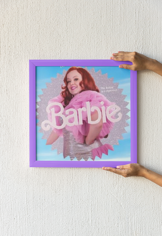 Barbie Wooden Framed Poster