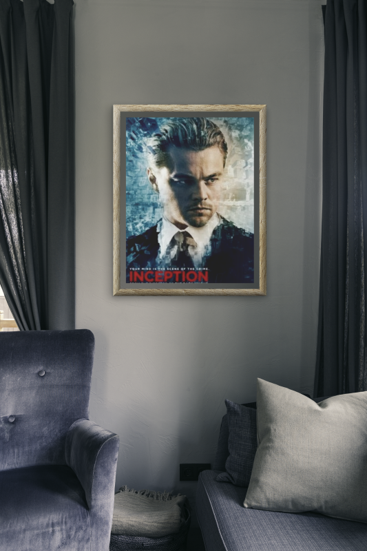 Inception Wooden Framed Poster