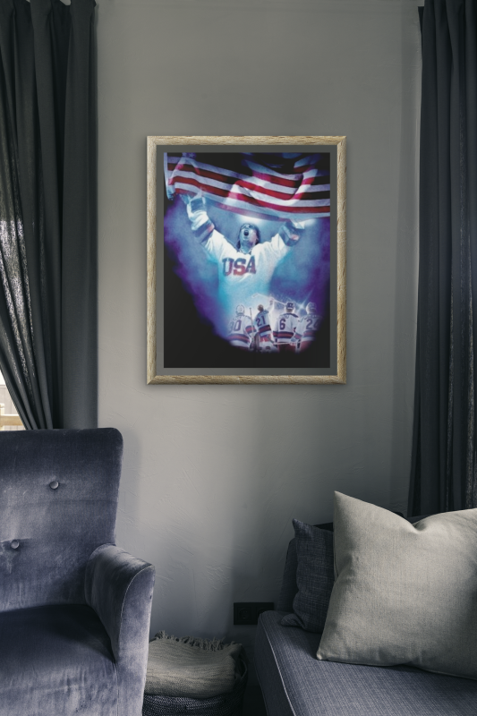 Miracle Wooden Framed Poster