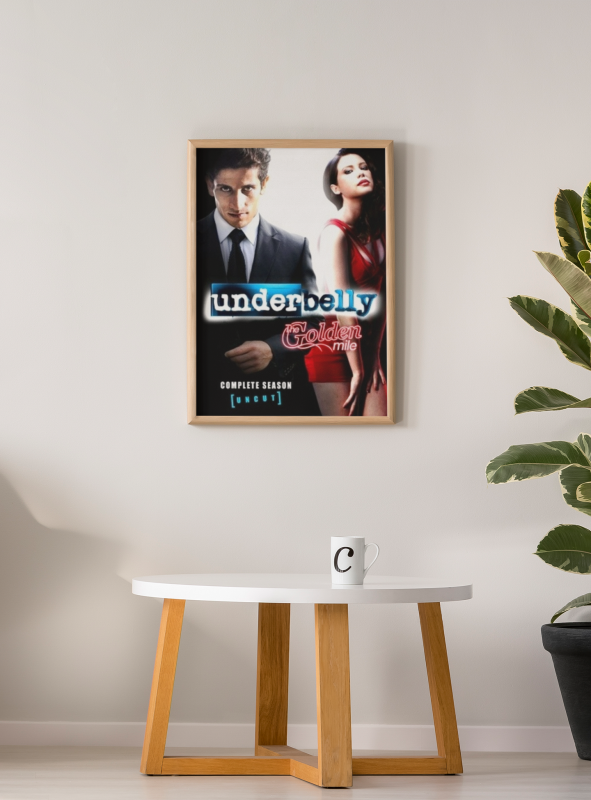 Underbelly Wooden Framed Poster