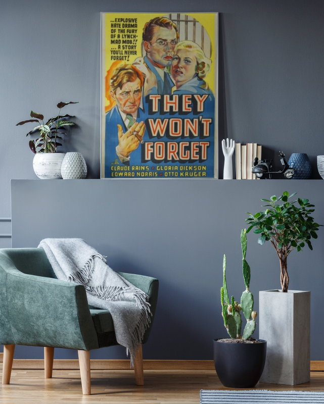 They Won't Forget Metal Framed Poster